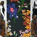70s Floral Print Boho Mod Dress with Handkerchief Size Scarf Belt Groovy Funky Retro Chic Glam Colorful Bohemian Sleeveless Hippy Hippie 