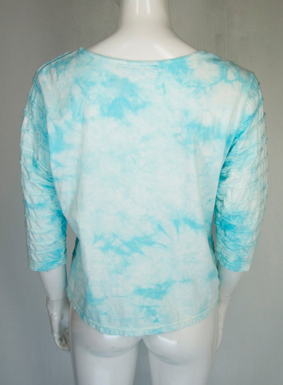 Cloud TieDye Top Sky Blue Tie Dye - image 5