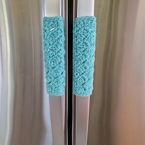 Blue - Handmade Cotton Fridge Handle Cover 56
