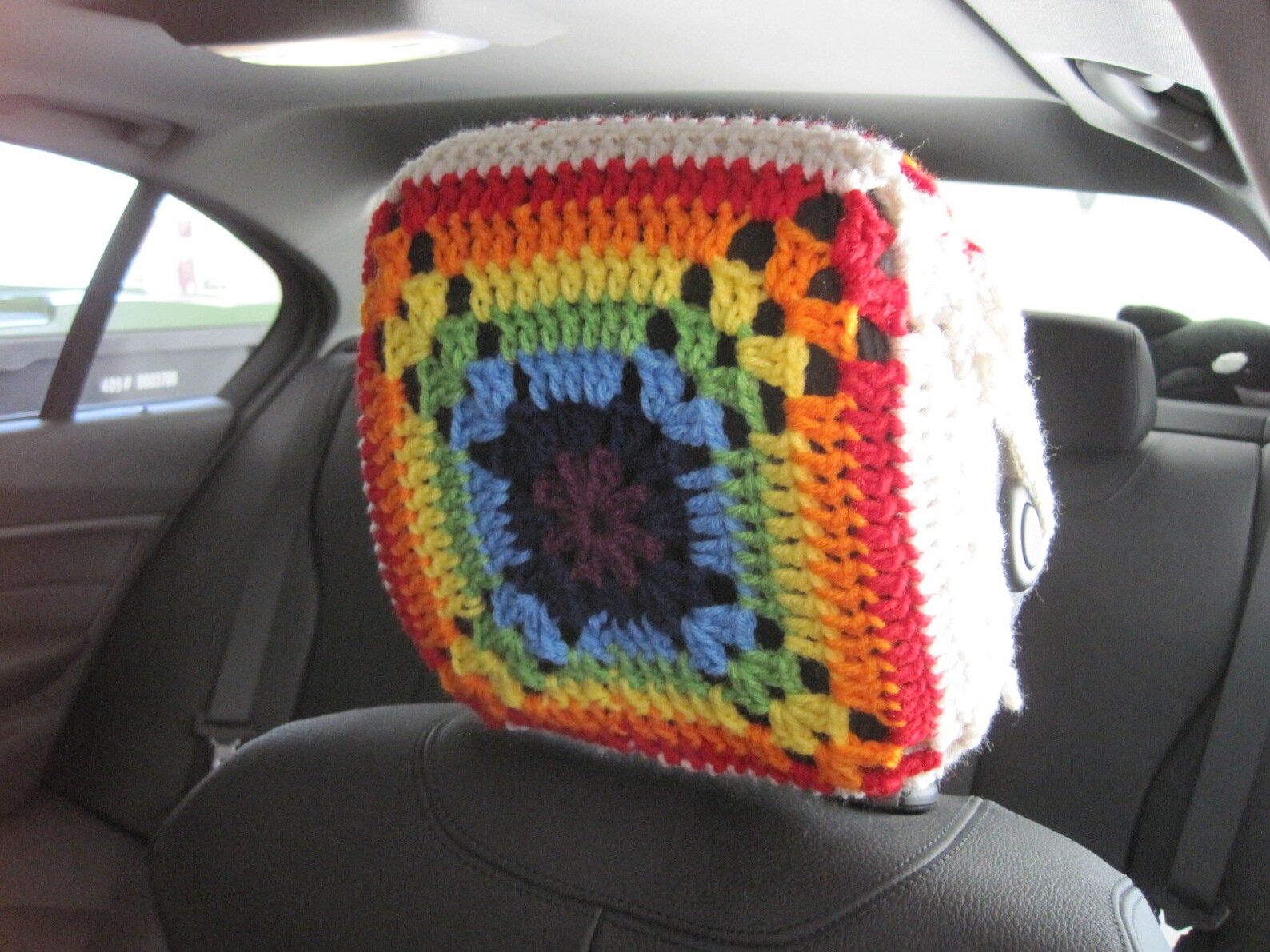 Car Front Seat Headrest Covers Headrest Cozy crochet or knit Etsy