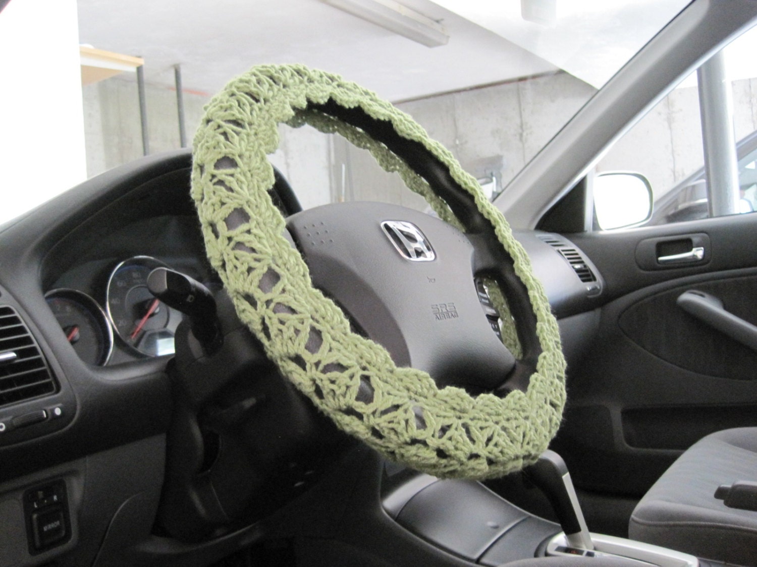 Steering Wheel Cover fot Women green Crochet Steer Wheel Cov - Inspire  Uplift