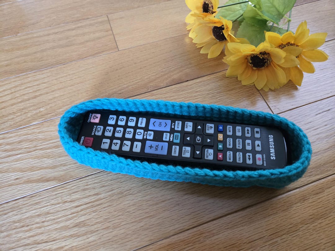 Crochet Remote Control Holder, Glasses Holder, Nightstand Tray, Desk ...