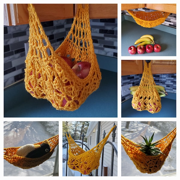 Crochet Fruit With Basket Etsy