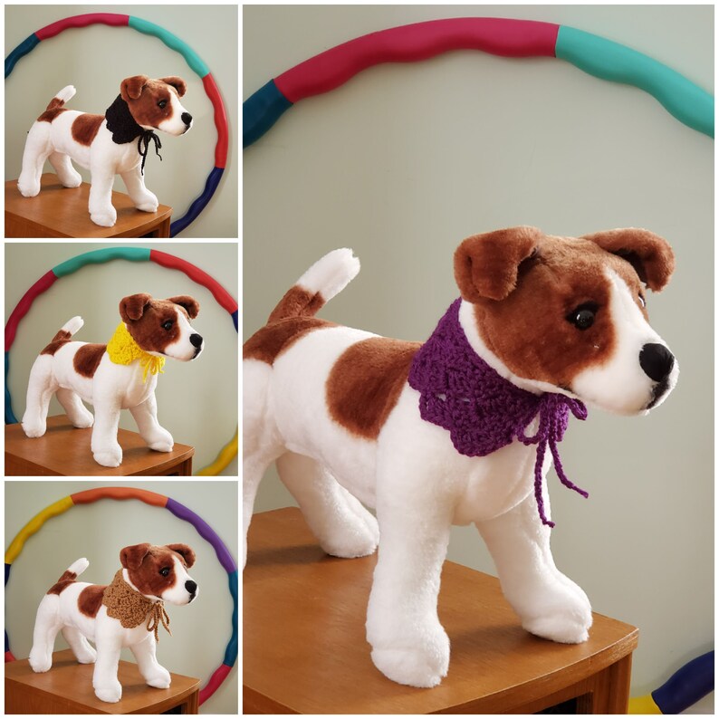 Dog Neck Warmer Puppy Scarf Pet Collar Crochet Dog Scarf Etsy