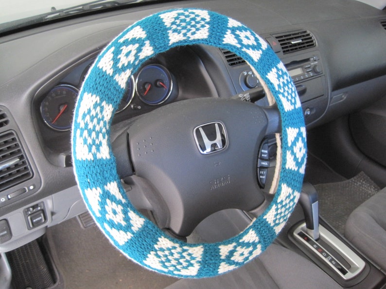 Knit Steering Wheel Covers Steering Wheel Covers Boho Style Etsy