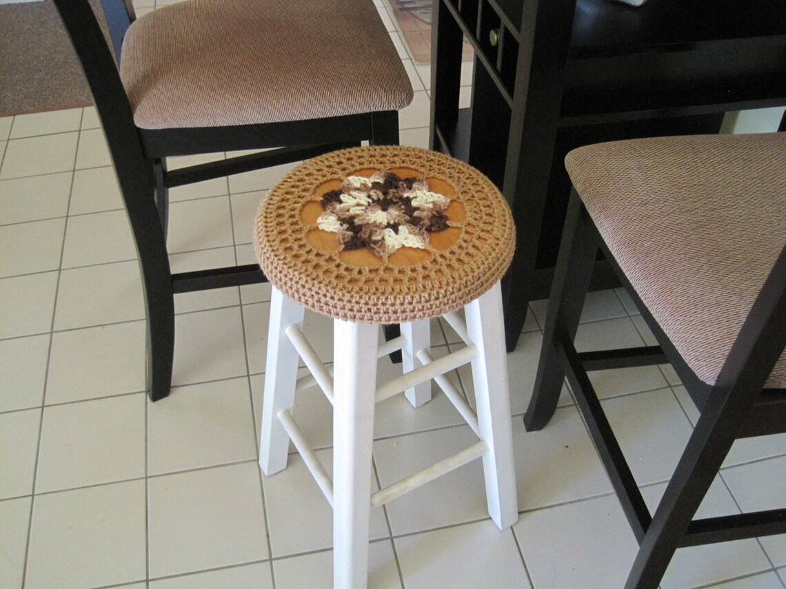 Bar Stool Covers Crochet Bar Stool Covers Stool Covers Etsy