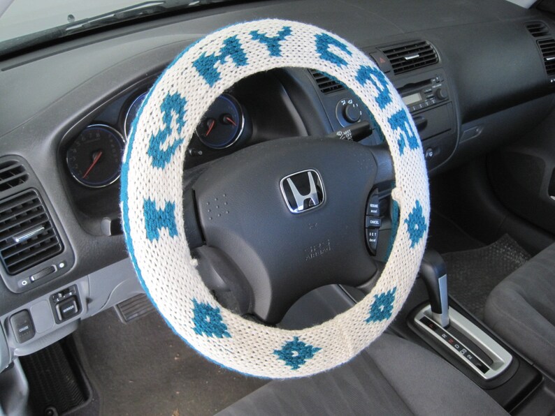 Knit Steering Wheel Covers Steering Wheel Covers Boho Style Etsy