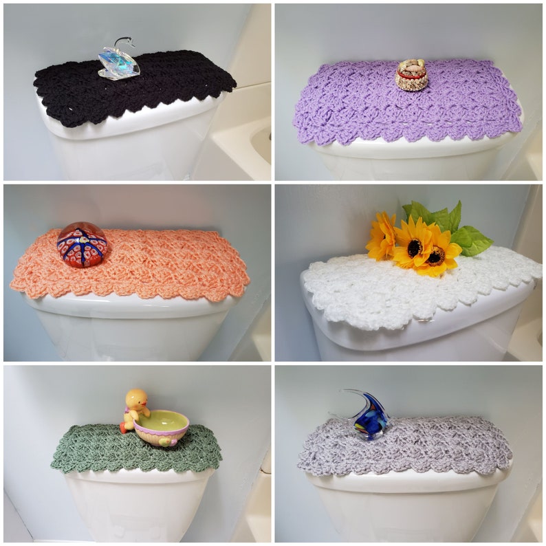 Toilet Tank Topper Crochet Toilet Tank Topper Bathroom Decor Etsy 日本