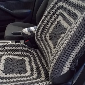 Car Seat Covers, Crochet Car Front Seat Covers, car decor, car accessories
