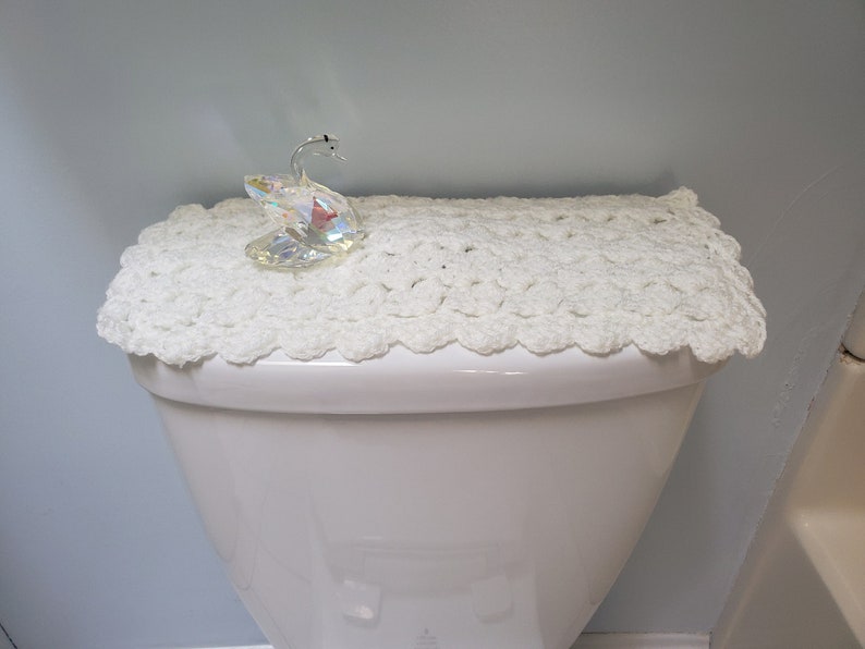 Toilet Tank Topper Crochet Toilet Tank Topper Bathroom Decor Etsy