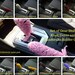 Gear shift cover, handbrake cover, Crochet Set of Gear Shift Knob Cover and Handbrake Holder Cover - CGSKHH1A-1I 