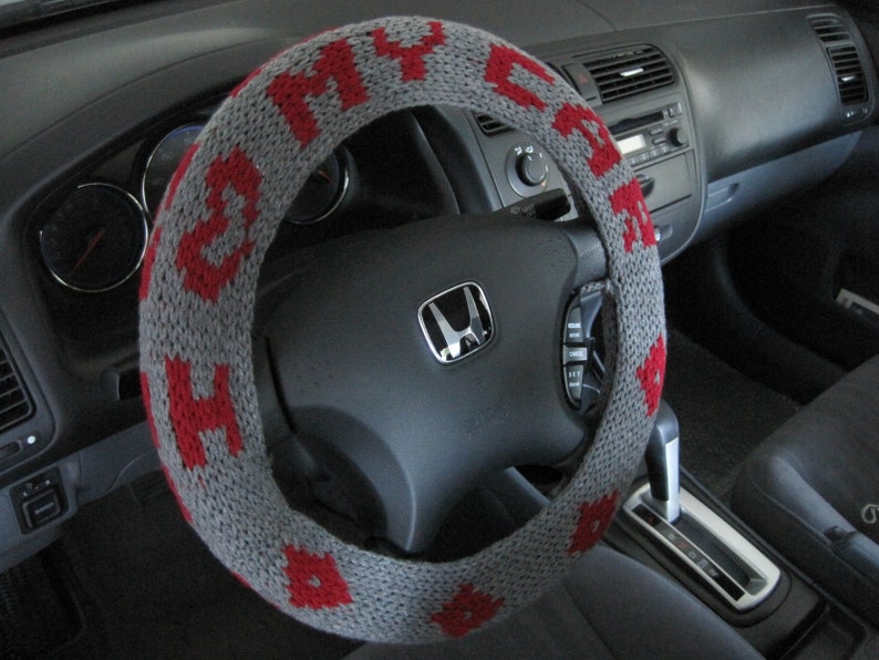 Knit Steering Wheel Covers Steering Wheel Covers Boho Style Etsy