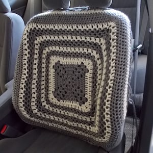 Car Seat Covers, Crochet Car Front Seat Covers, car decor, car accessories - acrylic yarn