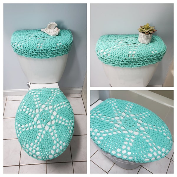 Elongated Toilet Lid Cover Etsy