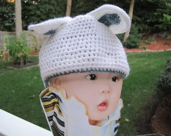 Crochet hat, bunny hat, hat for kid - 4 styles