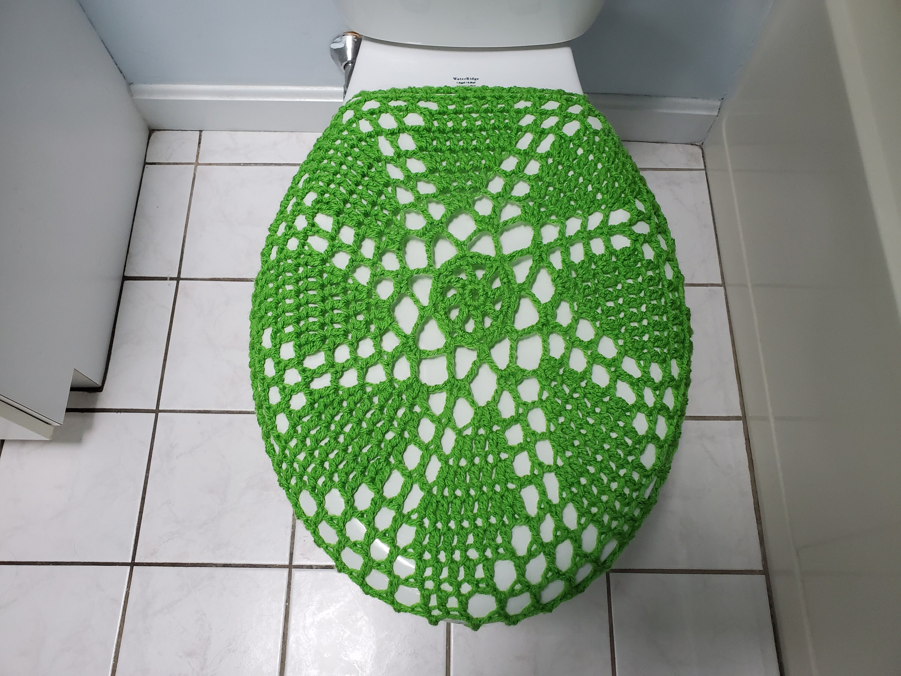Crochet Couverture de siège de toilette, couverture de couvercle de  réservoir, beauté de salle de bains vert pastel TSC29Nor TTL29N -   France