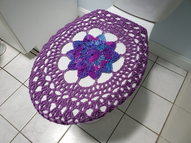 Crochet Toilet Seat Cover or Crochet Toilet Tank Lid Cover Etsy
