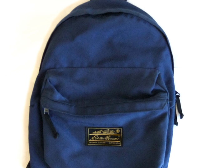 Vintage EDDIE BAUER Small Backpack / Daypack Book Bag - Etsy