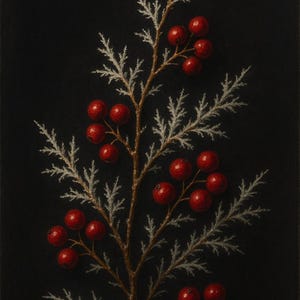 Gothmas Gallery Wall Art Set, Gothic Christmas Prints, Botanical, Nutcracker (Digital Download) image 4