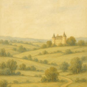 Châteaucore Gallery Set, Chateaucore French Countryside Wall Art, Printable Gallery Wall Set of 4, Instant Digital Download image 6