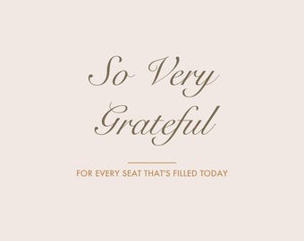 So Very Grateful Sign | Thanksgiving Decor Printable | Script Wall Art | Cozy Fall Print | Gratitude Printable Instant Download