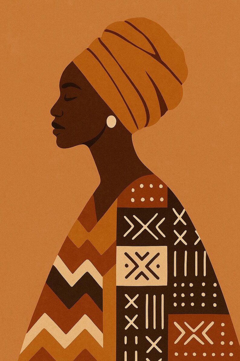 Afrobohemian Set, Afrobohemian Wall Art, Printable Gallery Wall Set of 3, Instant Digital Download image 4