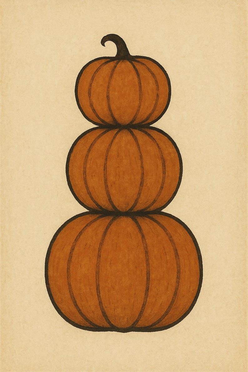 Vintage Halloween Set, Vintage Halloween Wall Art, Printable Gallery Wall Set of 4, Instant Digital Download image 6