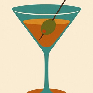 Home Bar Cart Trio, Home Bar Cart Cocktail Wall Art, Printable Gallery Wall Set of 3, Instant Digital Download image 5