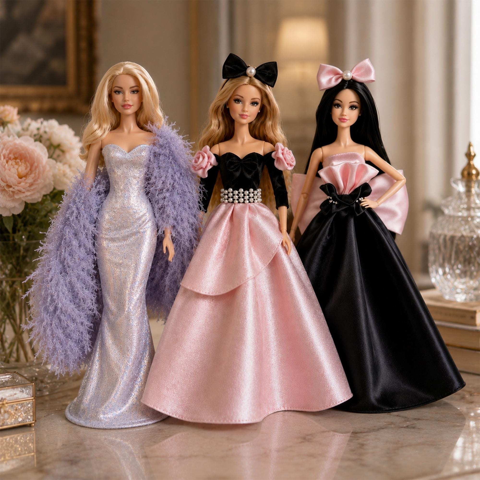 Black barbie dress - Etsy 日本