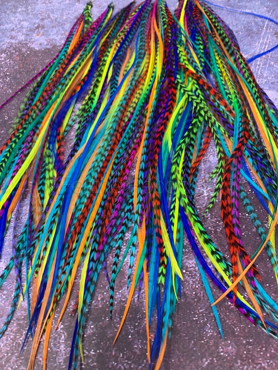 Feather Hair Extensions-Feather extensions-Hair Feathers