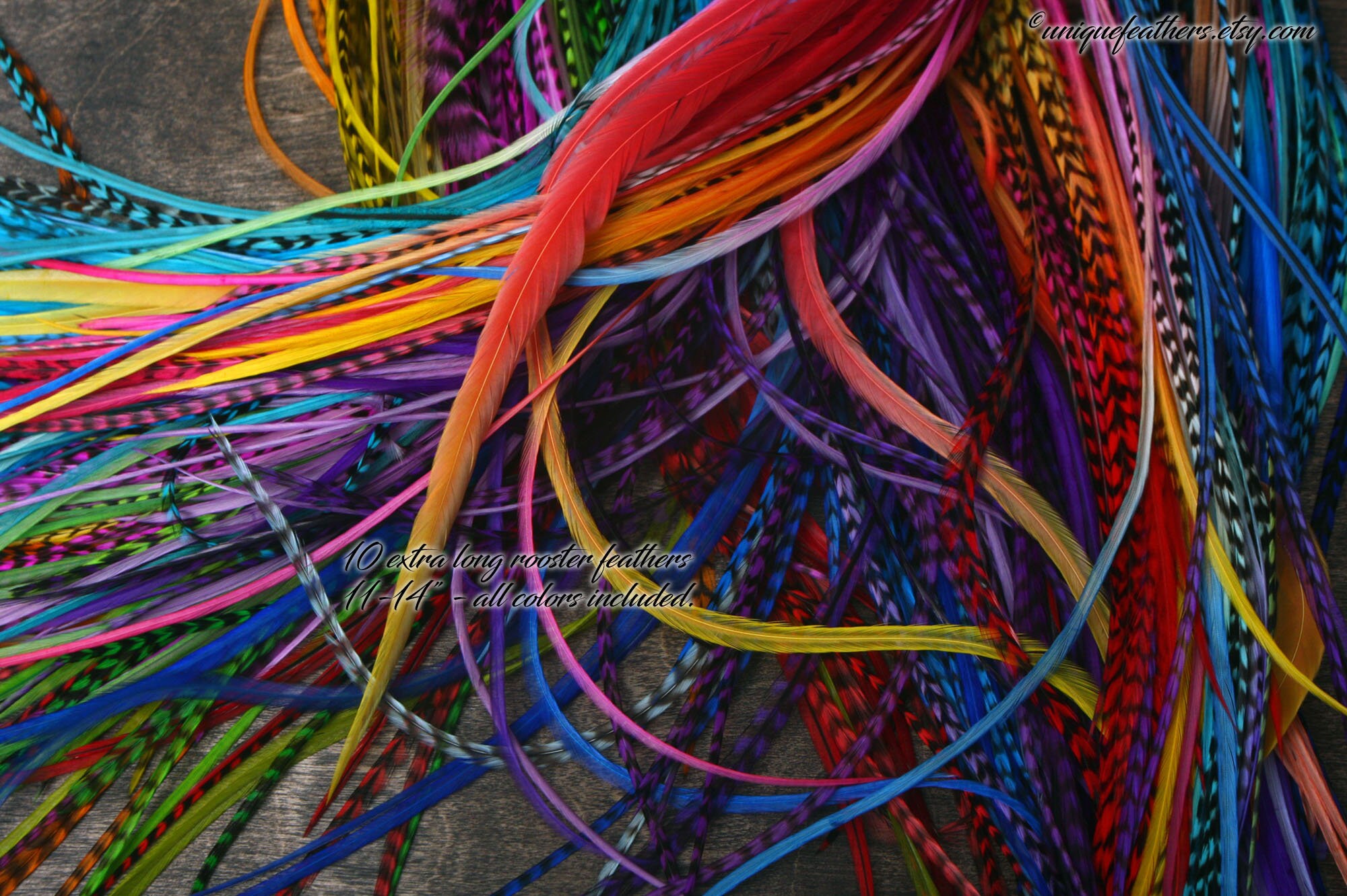 extra long feather extensions