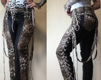 [SETUP-EXE] LEOPARD LACE PANTS ★韓国人気 setup.exe | PYTHON LACE PANTS