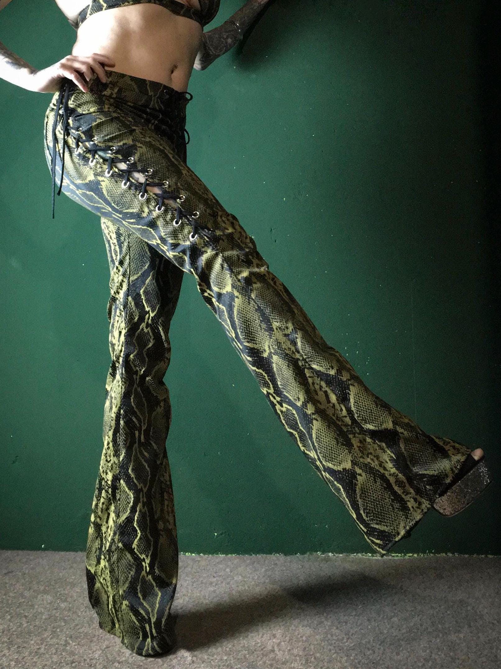 パンツ lgb deer skin lace up bell bottom size26 lgb deer skin lace up bell bottom size26 Powerline bell