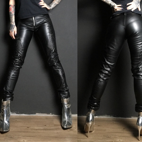 Tight Leather Pants Women Etsy — free download