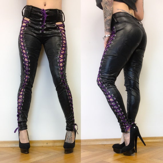 Helena Faux Leather Pants – Mermaid Way