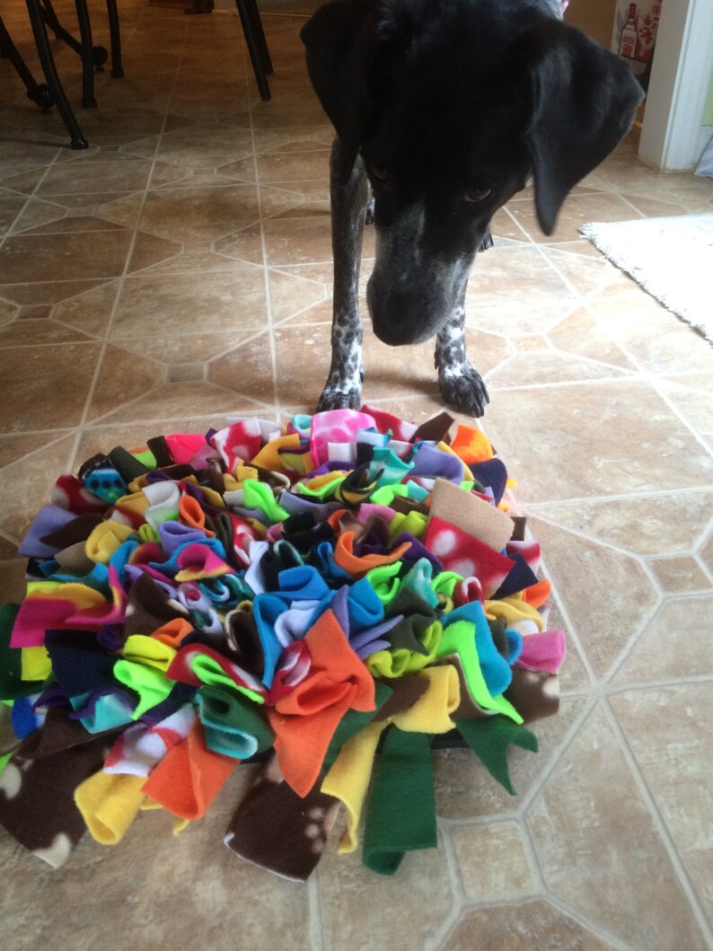 Dog Snuffle Mat Treat Puzzle Large Etsy