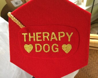 Therapy Dog Hexagon Tam / Graduation Cap