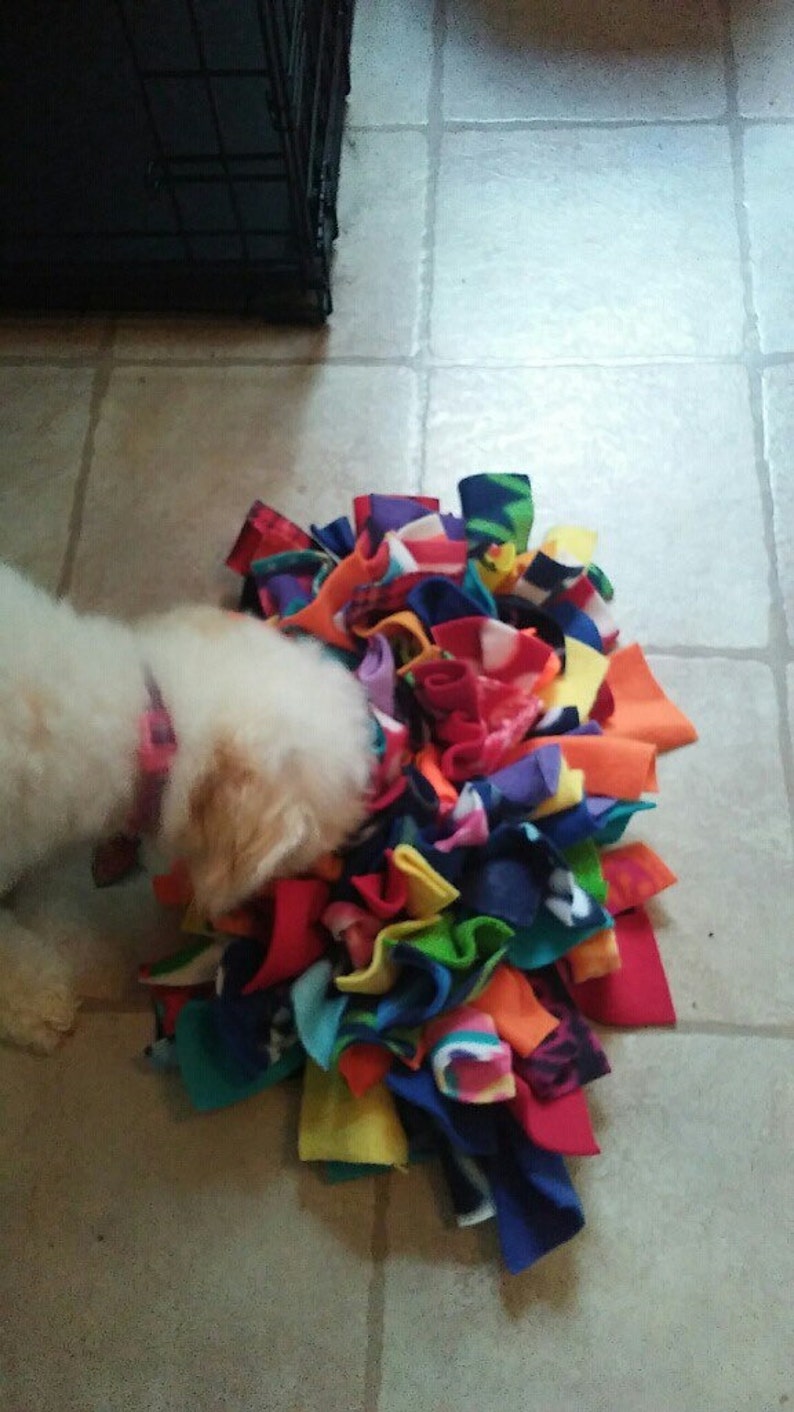 Dog Snuffle Mat Treat Puzzle Medium Etsy