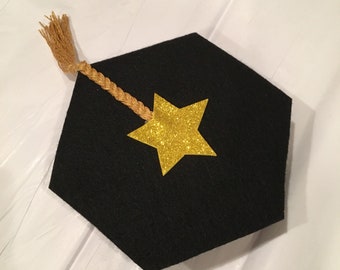 Dog Graduation Cap / Hexagon Tam