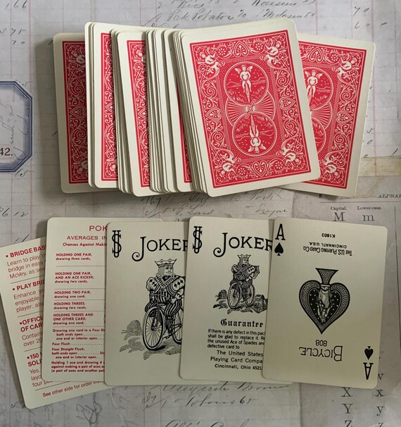 Bicycle Cards Bicycle Red Rider Back Playing Cards #808