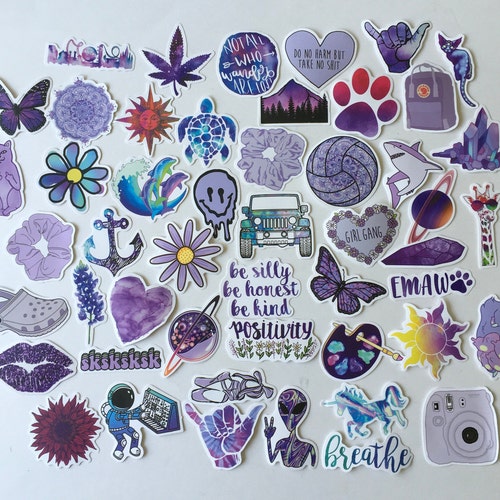STICKERS / 35 Hydro Flask Stickers VSCO Girl for Laptop - Etsy