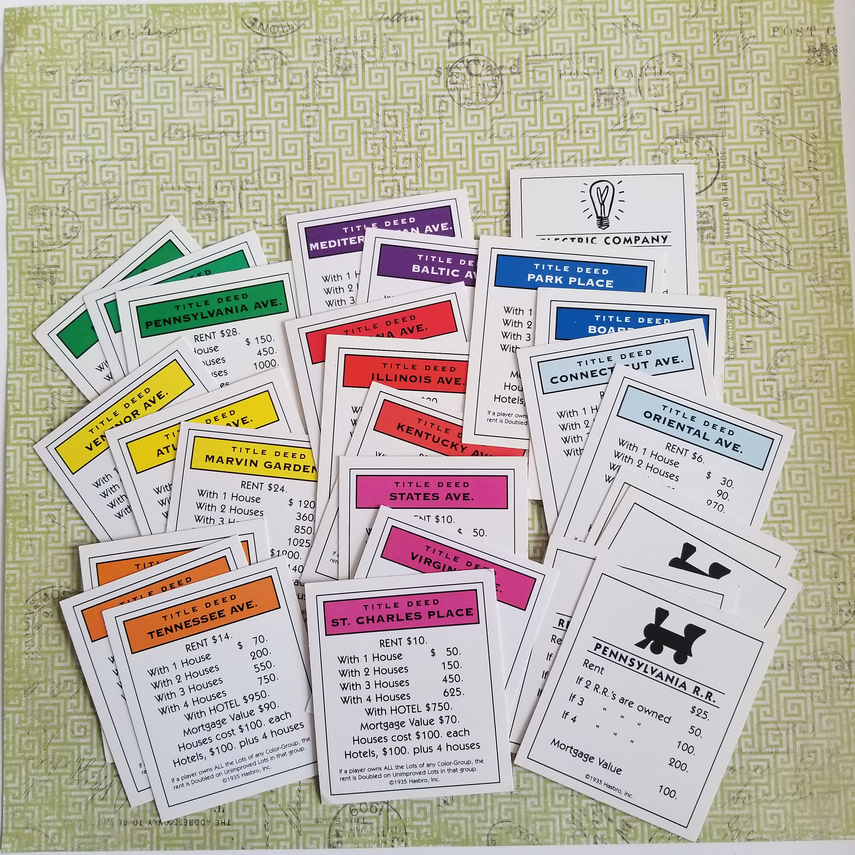 Monopoly cards - threadskurt