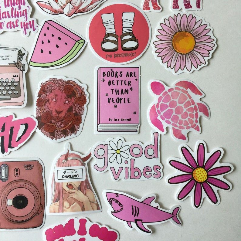 STICKERS / 50 Hydro Flask Stickers VSCO Girl for Laptop - Etsy