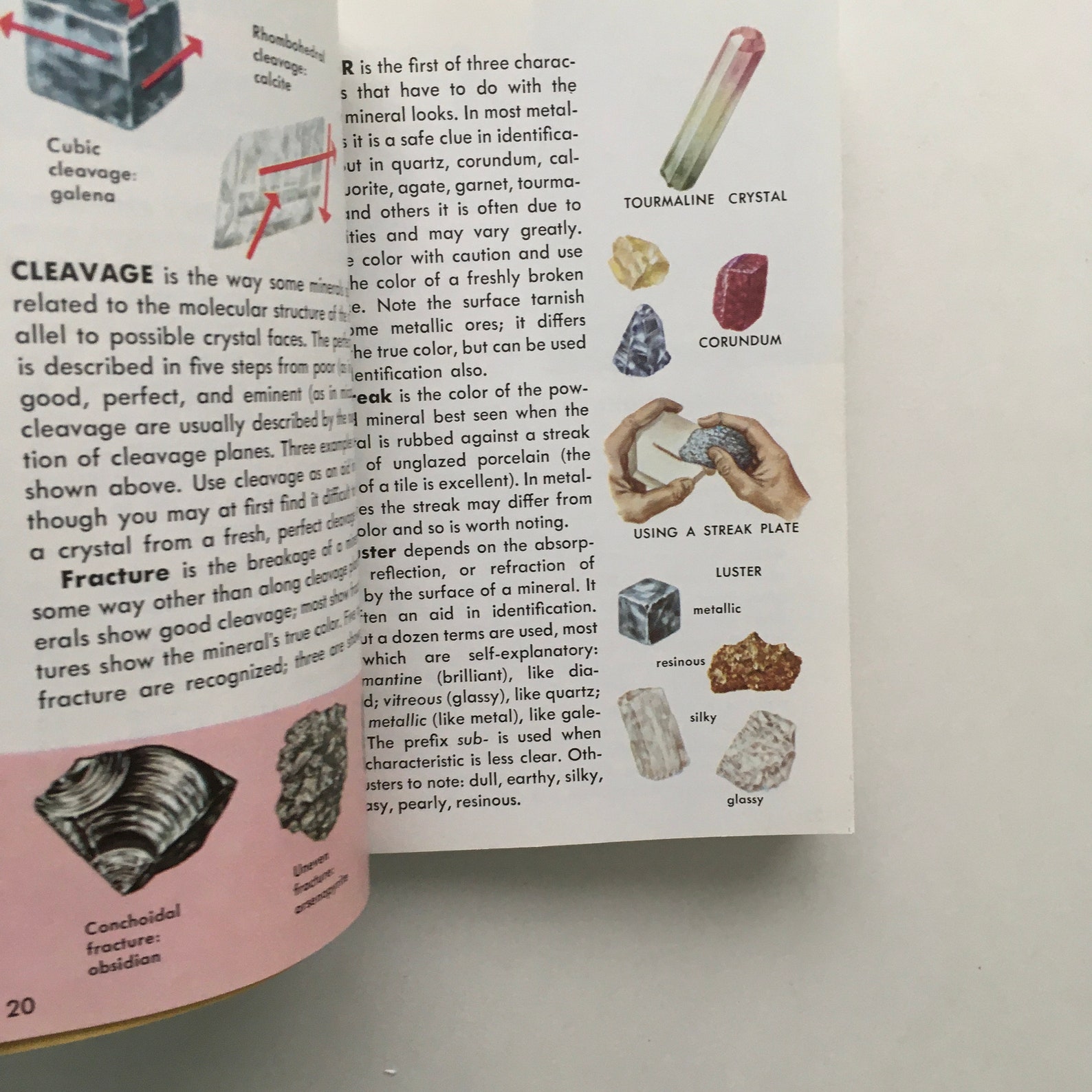Rocks &amp; Minerals book / Vintage Golden Guide w/ Color | Etsy