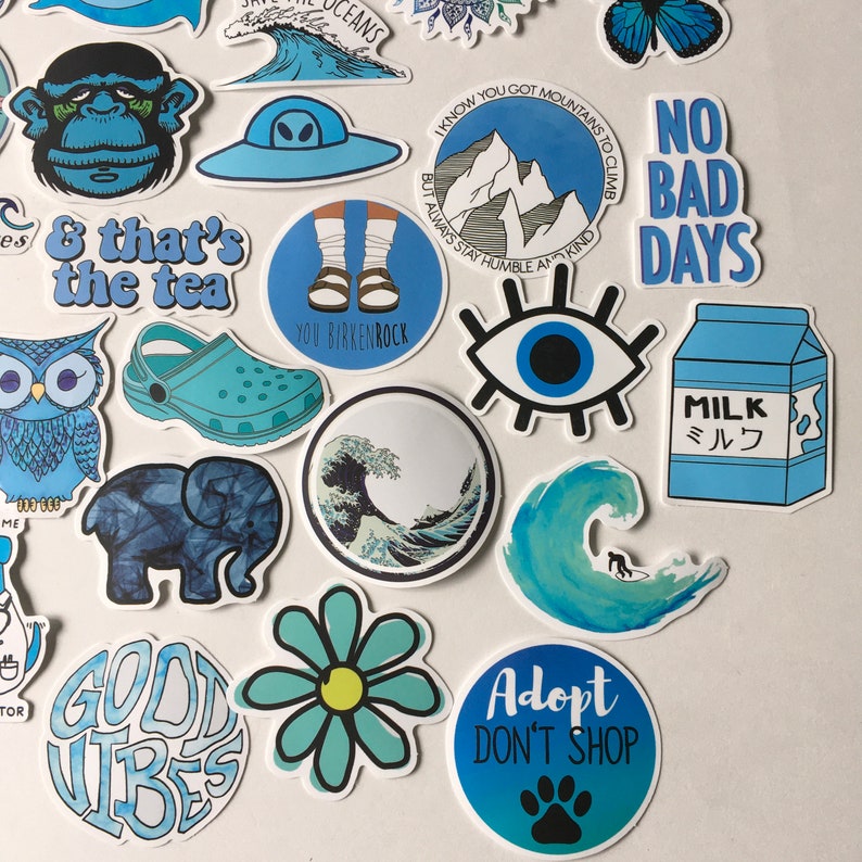 STICKERS / 50 Hydro Flask Stickers VSCO Girl for Laptop - Etsy