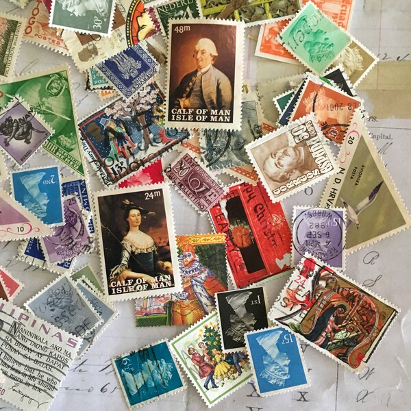 Foreign Stamps Etsy
