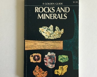 Rocks & Minerals book / Vintage Golden NATURE Guide #24499  and 400 Color Illustrations -- Softcover