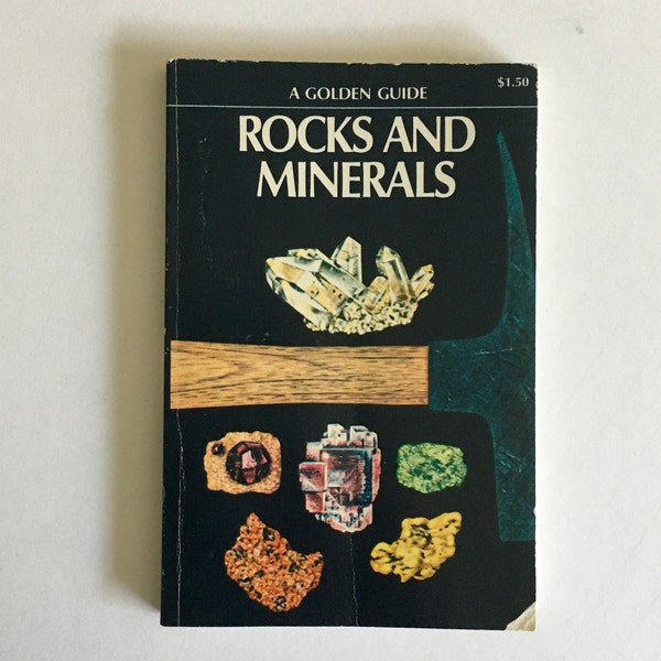 Rocks & Minerals book / Vintage Golden NATURE Guide #24499  and 400 Color Illustrations -- Softcover