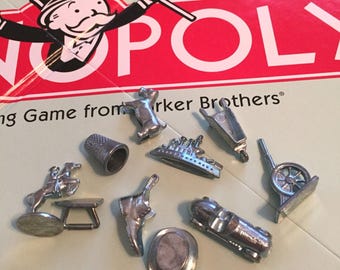 Lot pions metal Monopoly pièces très bon état | eBay