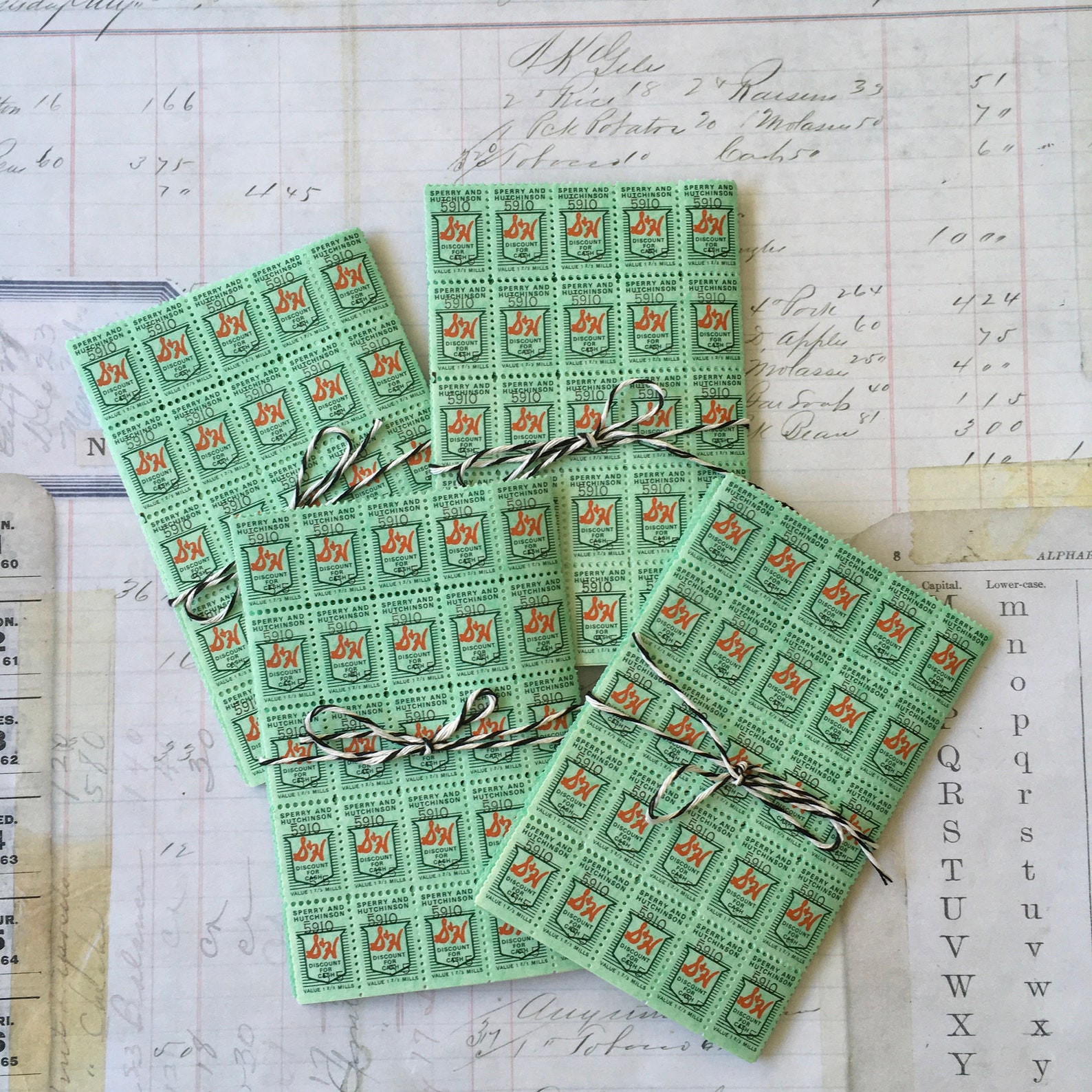 Green Stamps / 200 Vintage GREEN S&H Trading Stamps Unused NEW Etsy